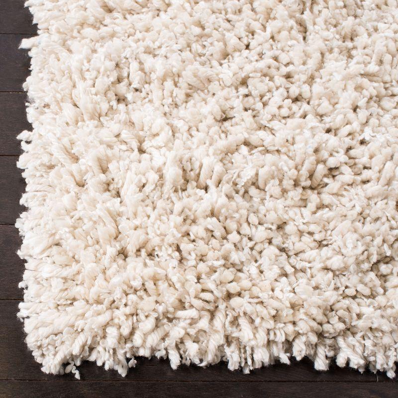 Sheep Shag SSG212 Hand Woven Area Rug - Ivory - 8'x10' - Safavieh.