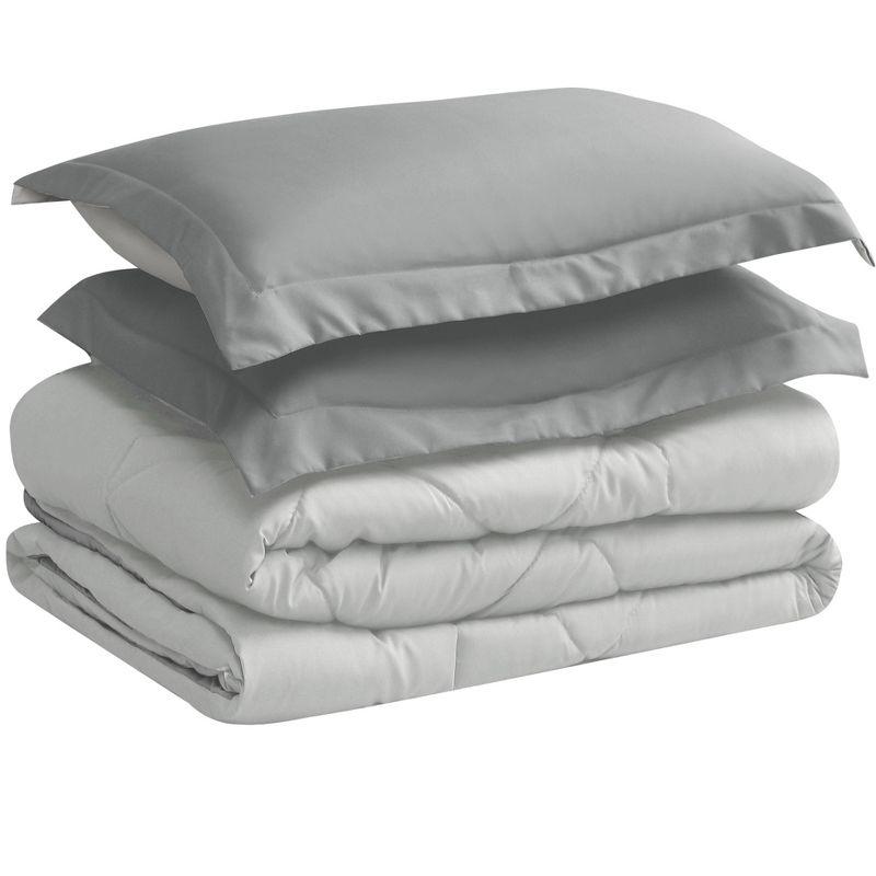 Swift Home 1800 Series Reversible Down-Alternative Comforter Set
