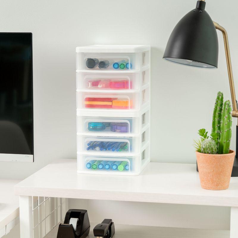 Plastic Desk Organizer Set