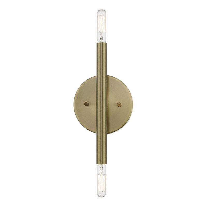 Livex Lighting Copenhagen 2 - Light Wall Light in  Antique Brass