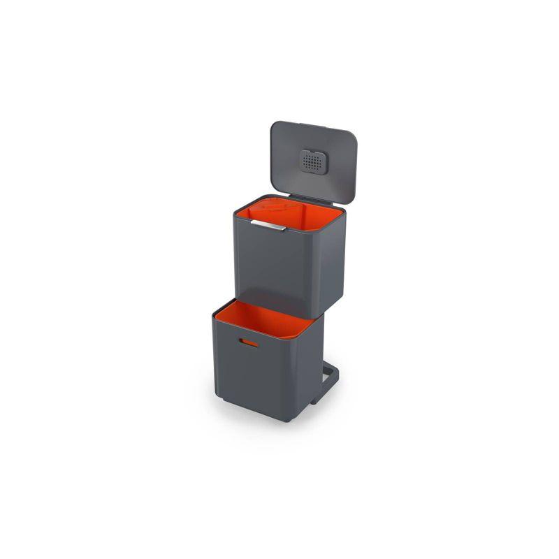 Joseph Joseph Totem Waste & Recycling Dual Kitchen Trash Can
