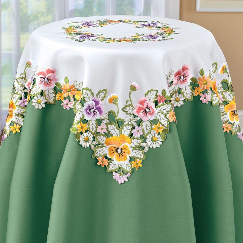 Caversham Floral Square Tablecloth