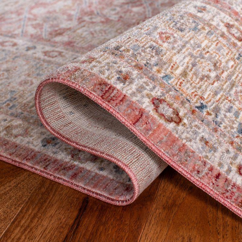 Kenitra KRA692 Power Loomed Area Rug - Pink/Grey - 5'x8' - Safavieh.