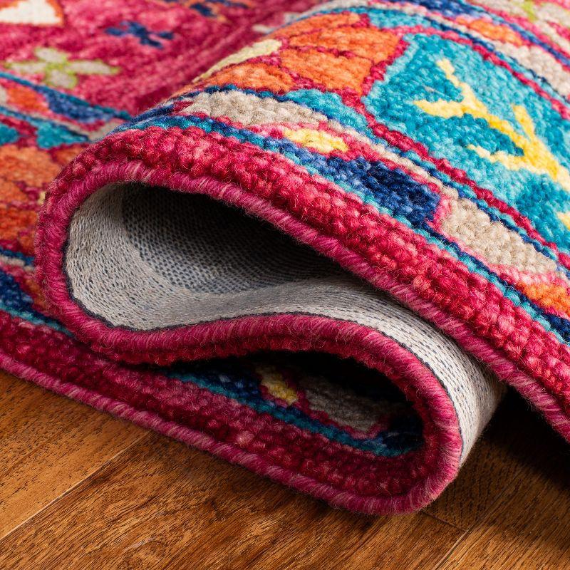 Aspen APN527 Hand Tufted Area Rug - Red/Blue - 3'x5' - Safavieh.