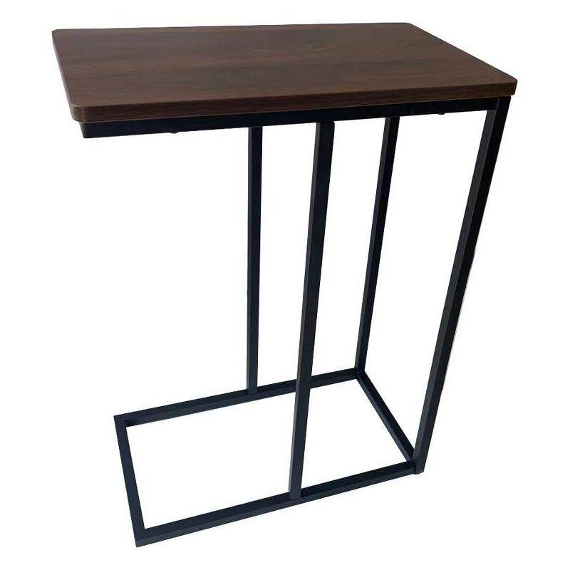 Household Essentials Jamestown C-Shaped End Table