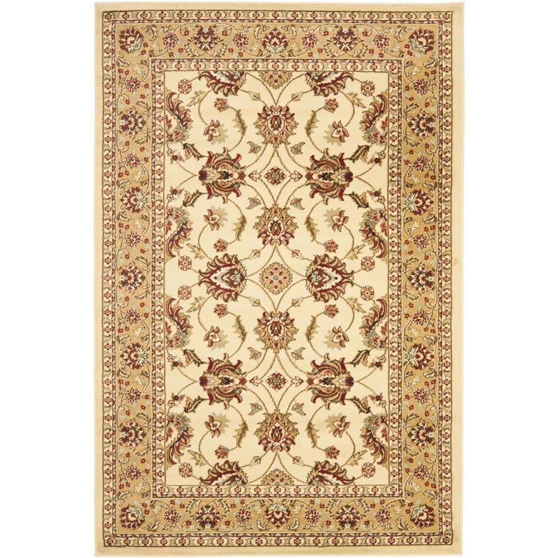 Lyndhurst LNH553 Power Loomed Area Rug - Ivory/Beige - 4'x6' - Safavieh