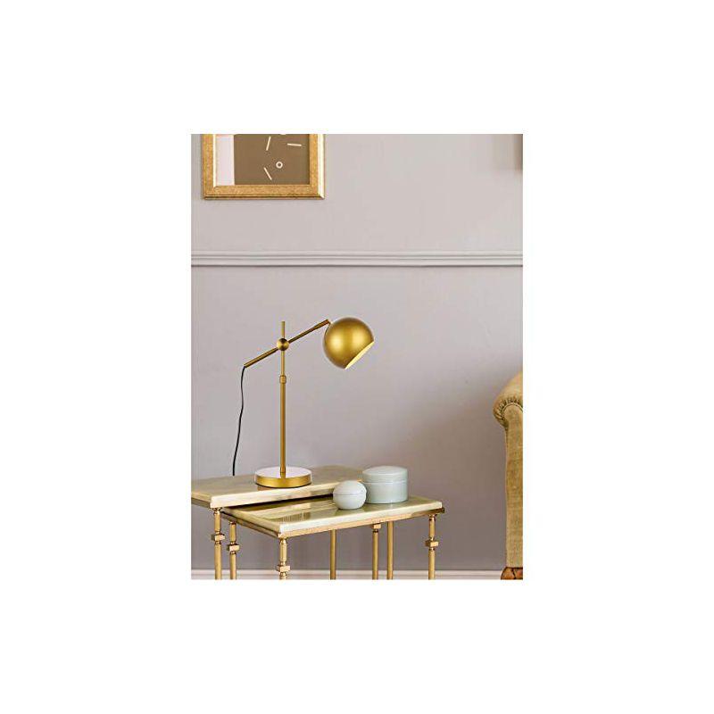 Elegant Lighting Forrester 1 light brass table lamp