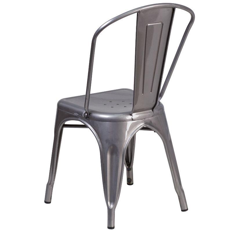 Metal Stacking Side Chair