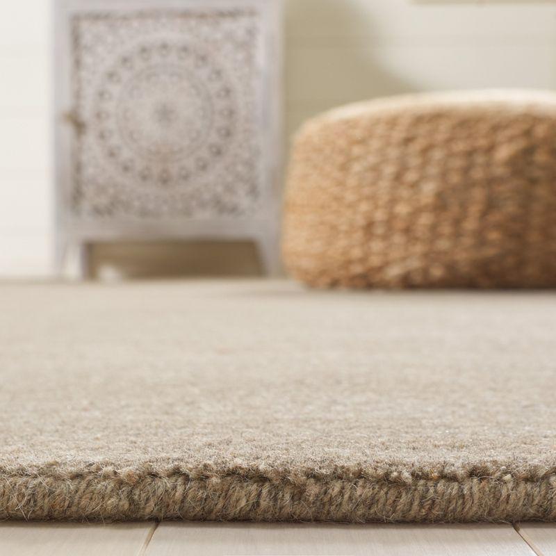 Himalaya HIM820 Handmade Area Rug - 6'x6' - Taupe - Safavieh