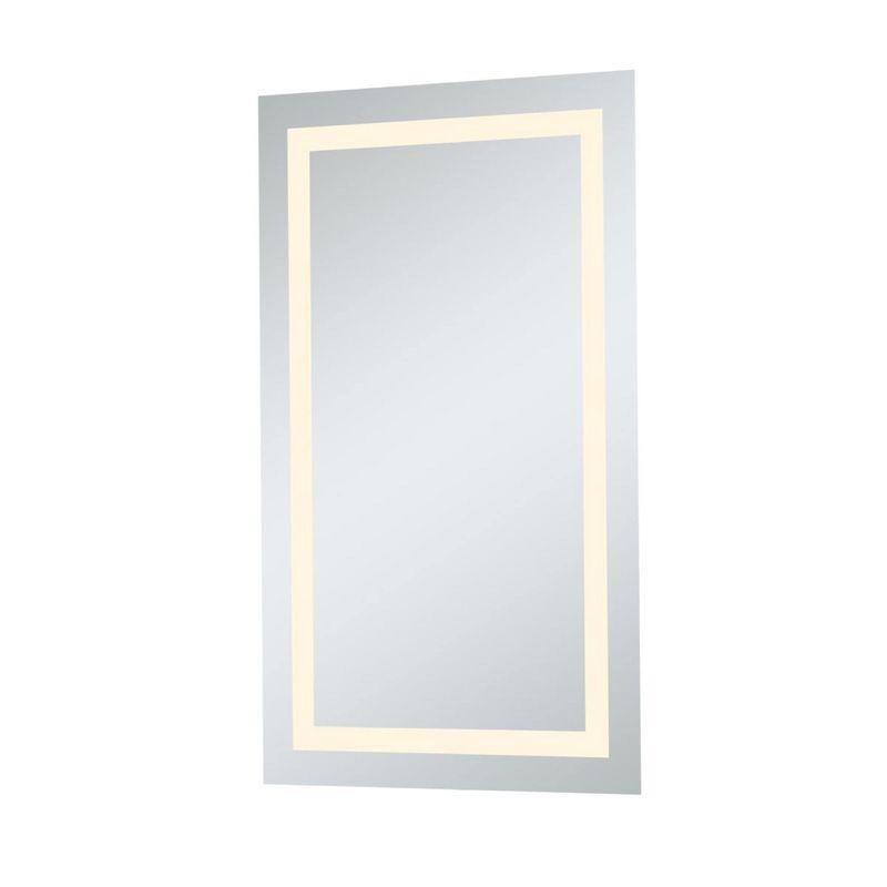 Elegant Lighting LED Hardwired Mirror Rectangle W24H40 Dimmable 3000K