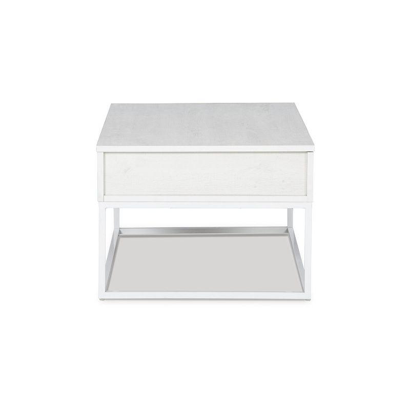 Signature Design by Ashley Contemporary Deznee Lift Top Coffee Table  White