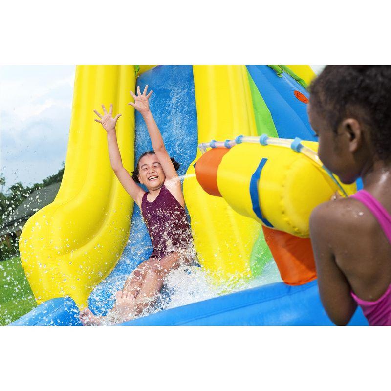 H2OGO! Mount Splashblast Mega Water Park –Inflatable Pool, Slide & Climbing Wall