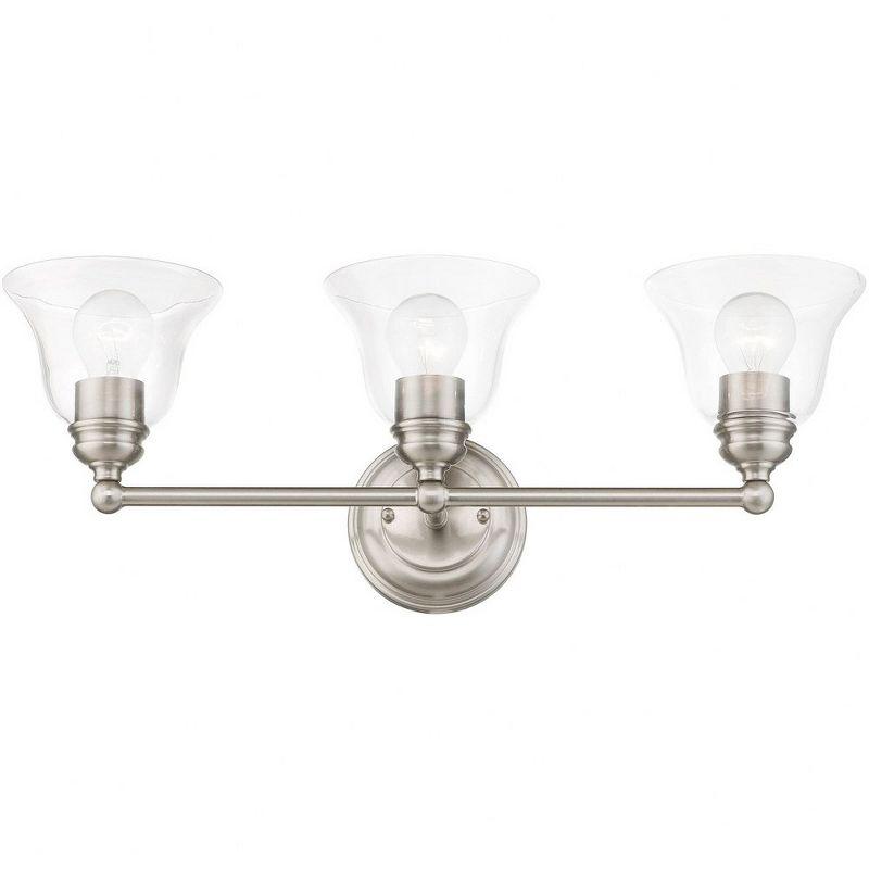 Livex Lighting Moreland 3 - Light Vanity in  Brushed Nickel