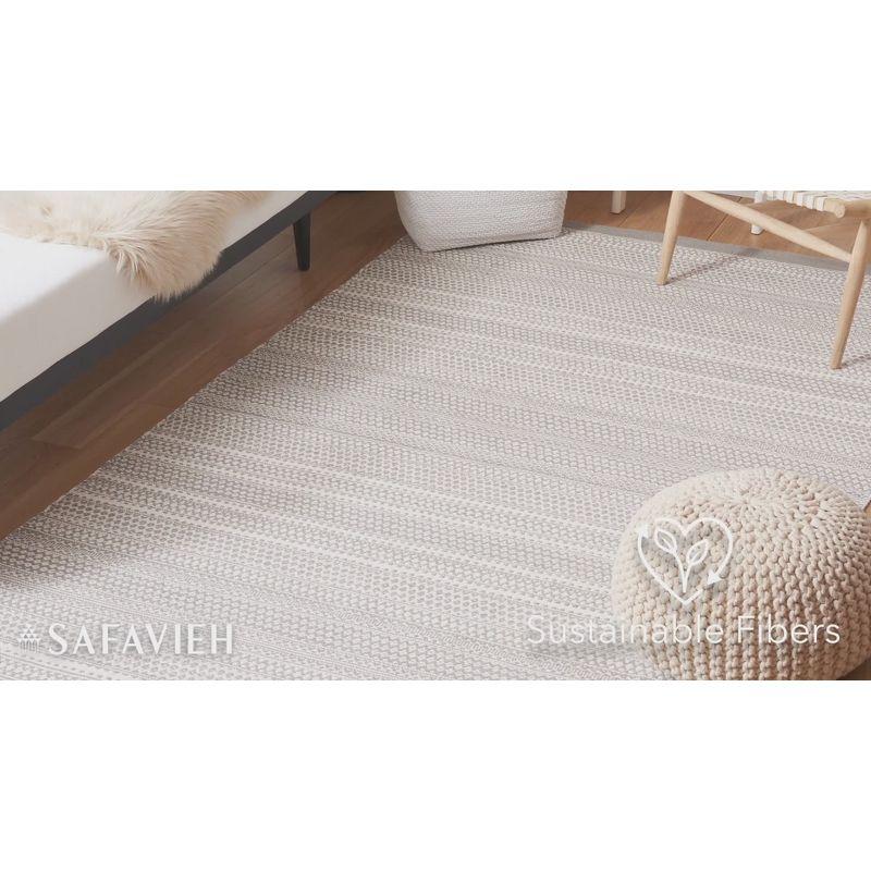 Kilim KLM705 Hand Woven Area Rug - Grey/Beige - 3'x5' - Safavieh.