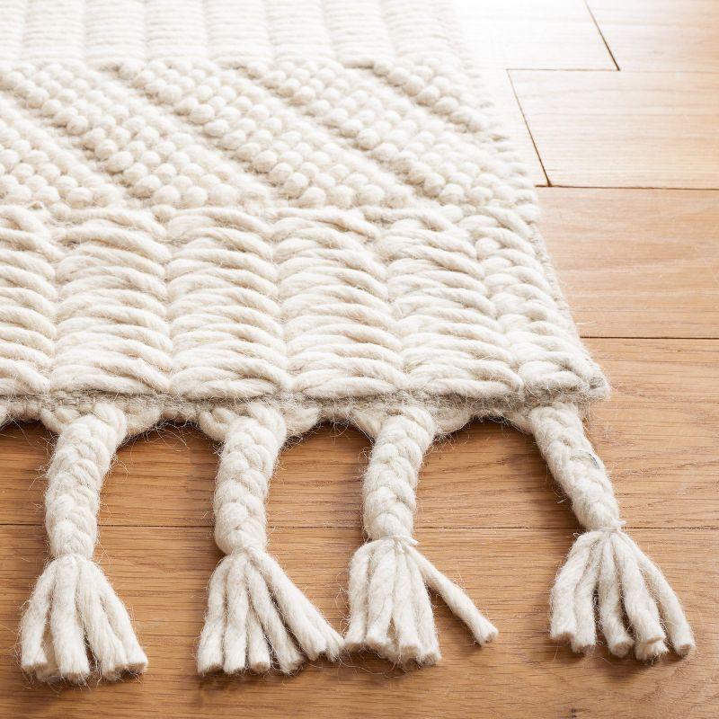 Natura NAT126 Hand Tufted Area Rug - Ivory - 6'x9' - Safavieh.