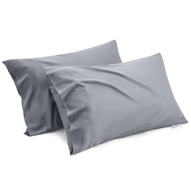 Bedsure Bedsure Pillow Cases Queen Size Set Of 2 - Polyester & Rayon Derived From Bamboo Cooling Pillowcase, Breathable, Soft And Wrinkle-Free Pillow Covers With Envelope Closure, Gifts, 20X30 Inches