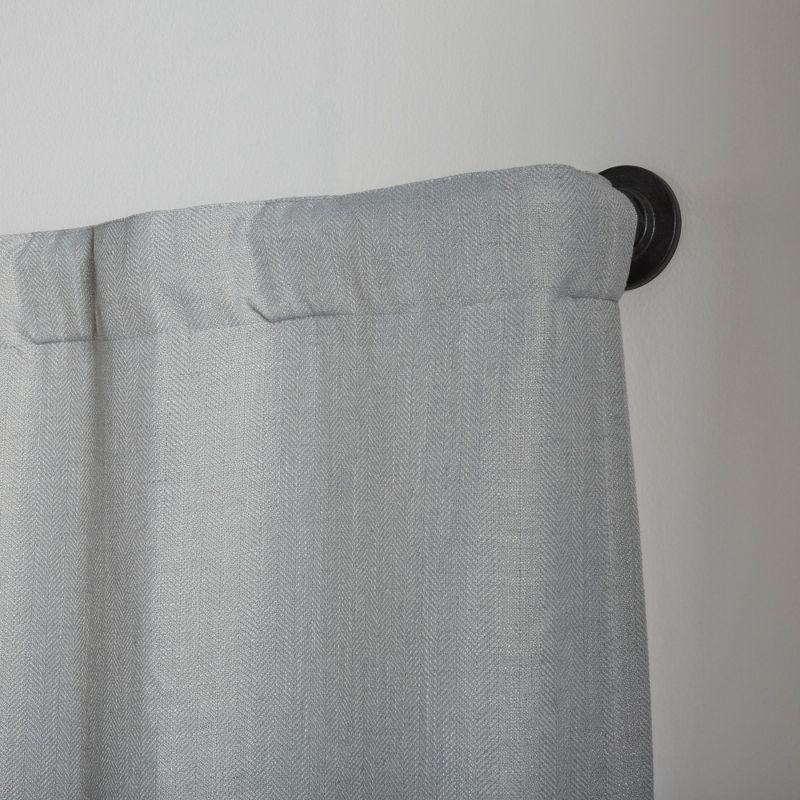 Amalgamated Textiles Exclusive Home Hyde Wrap Around Curtain Rod, Adjustable