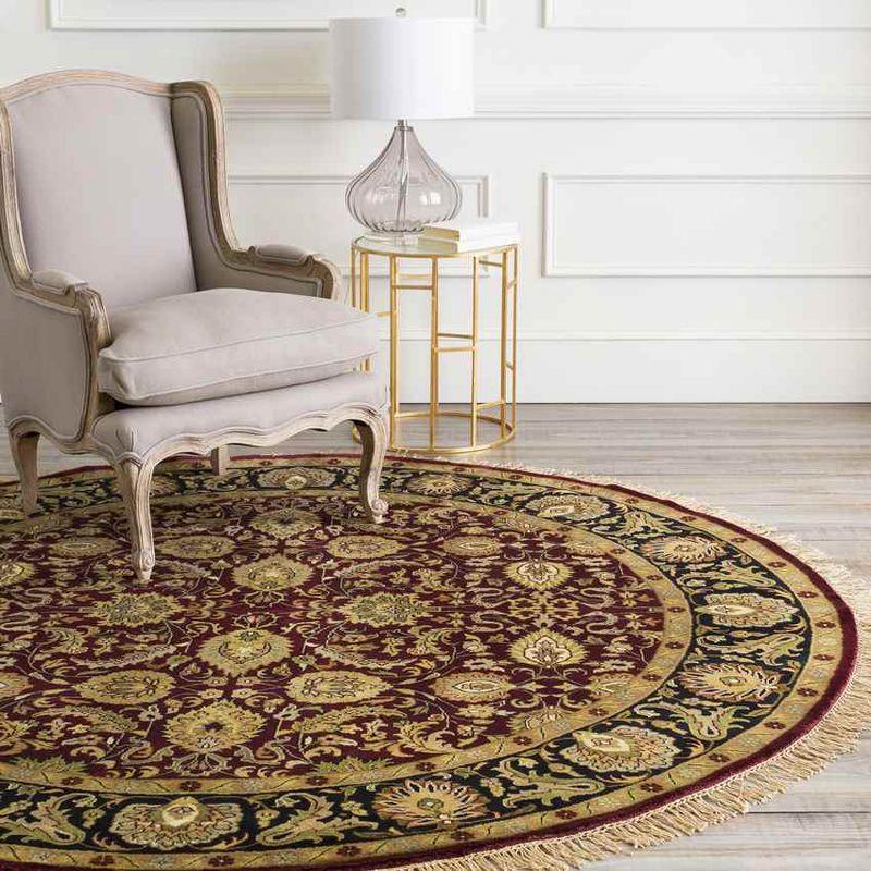 Mark & Day Walthourville 5'6"x8'6" Rectangle Knotted Indoor Area Rugs Red/Tan