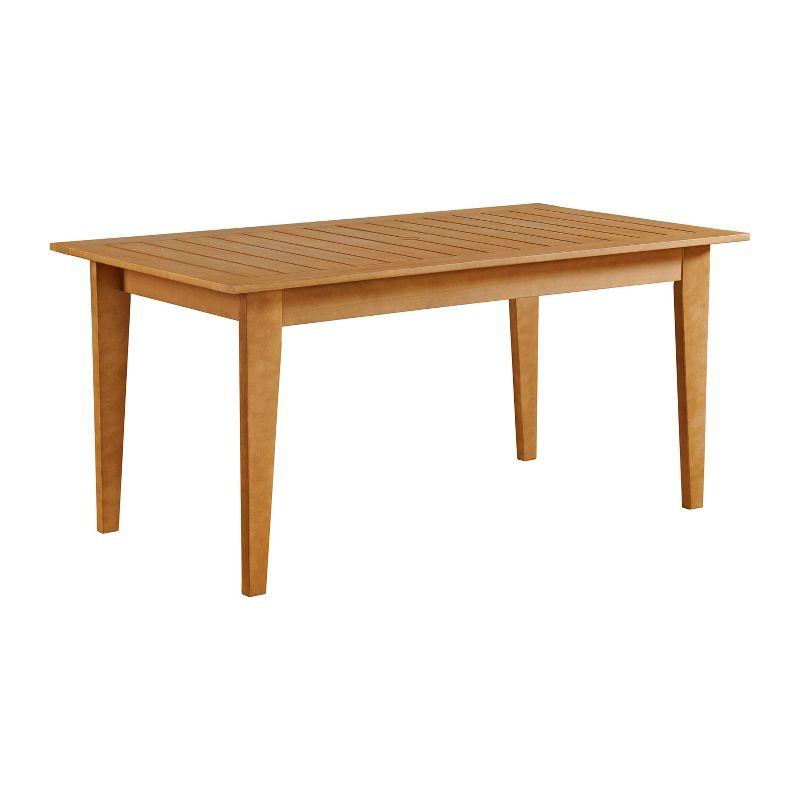 Alaterre Furniture Barton Eucalyptus Wood Rectangle Outdoor Dining Table