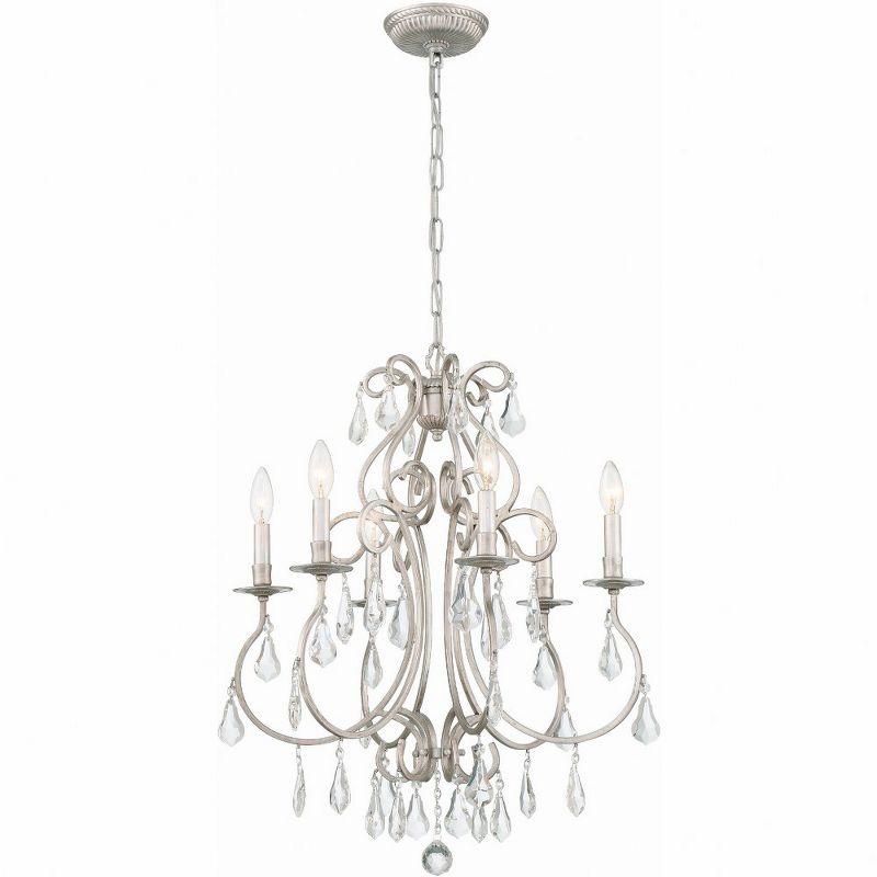 Crystorama Lighting Ashton 6 - Light Chandelier in  Olde Silver