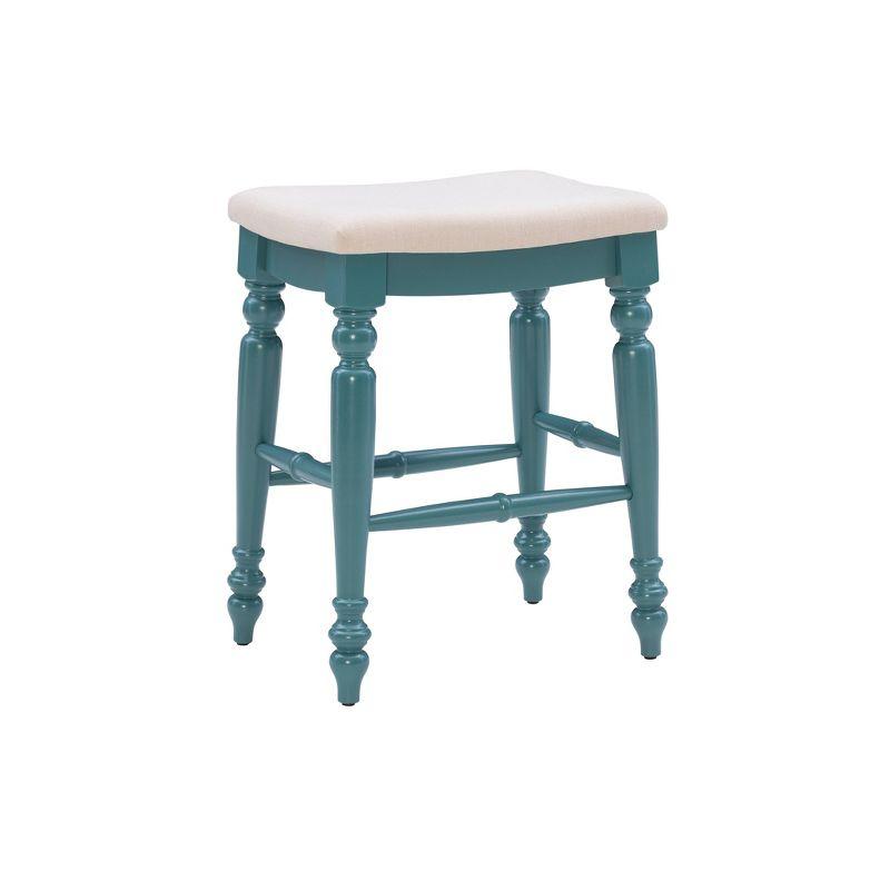 Jordyn Backless Upholstered Wood Counter & Bar Stool