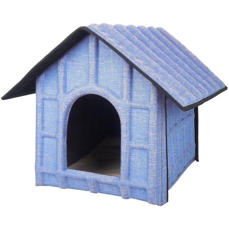 Pet Life Pet Life 'Collapsi-Pad' Folding Lightweight Travel Pet House with inner Mat