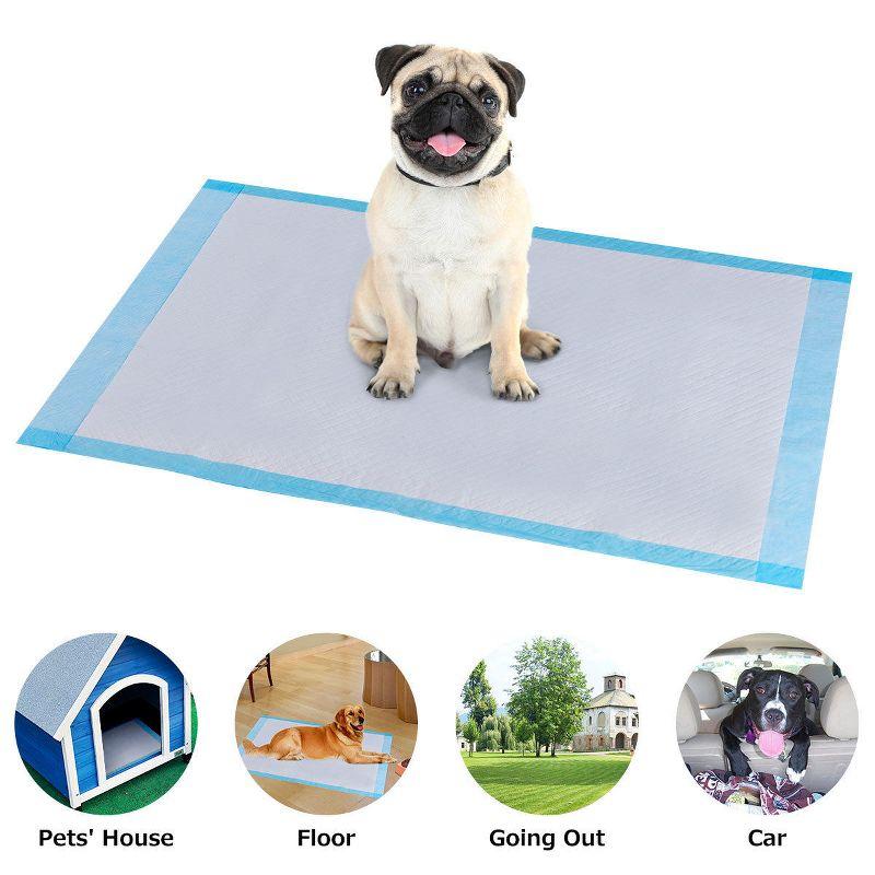 Costway 100 PCS 30''x 36'' Puppy Pet Pads Dog Cat Wee Pee Piddle Pad training underpads