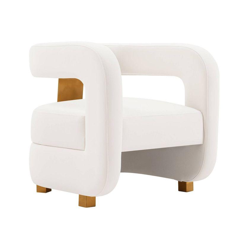 Set of 2 Amirah Modern Velvet Upholstered Accent Chairs - Manhattan Comfort