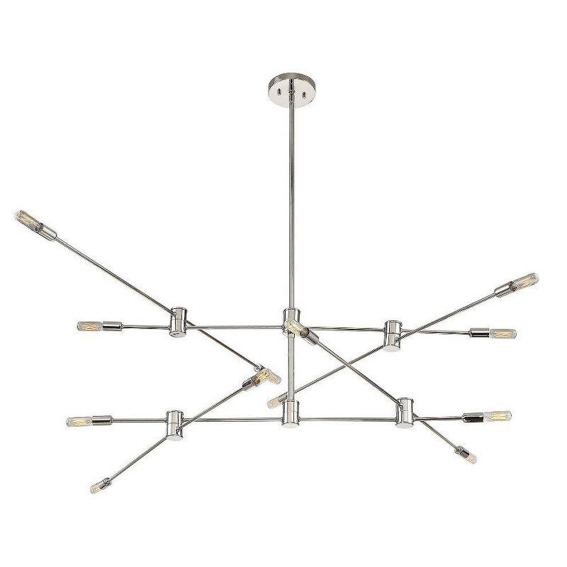 Savoy House Lyrique 12 - Light Chandelier in  Bronze/Brass