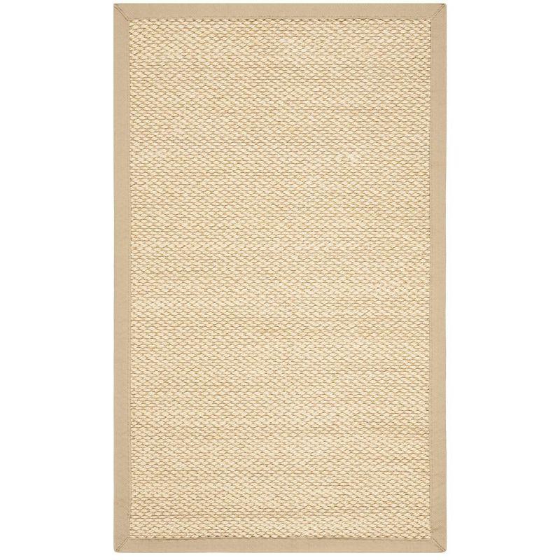 Natural Fiber NF152 Power Loomed Indoor Accent Rug - Ivory/Beige - 3'x5' - Safavieh