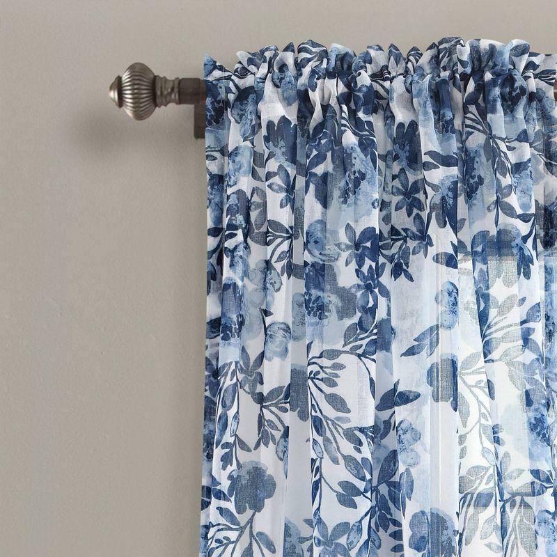 Tanisha Polyester Sheer Curtain Pair (Set of 2)