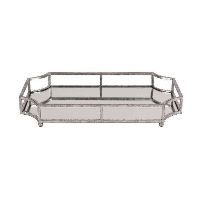 Kate and Laurel Ciel Tray, 12x18, Silver