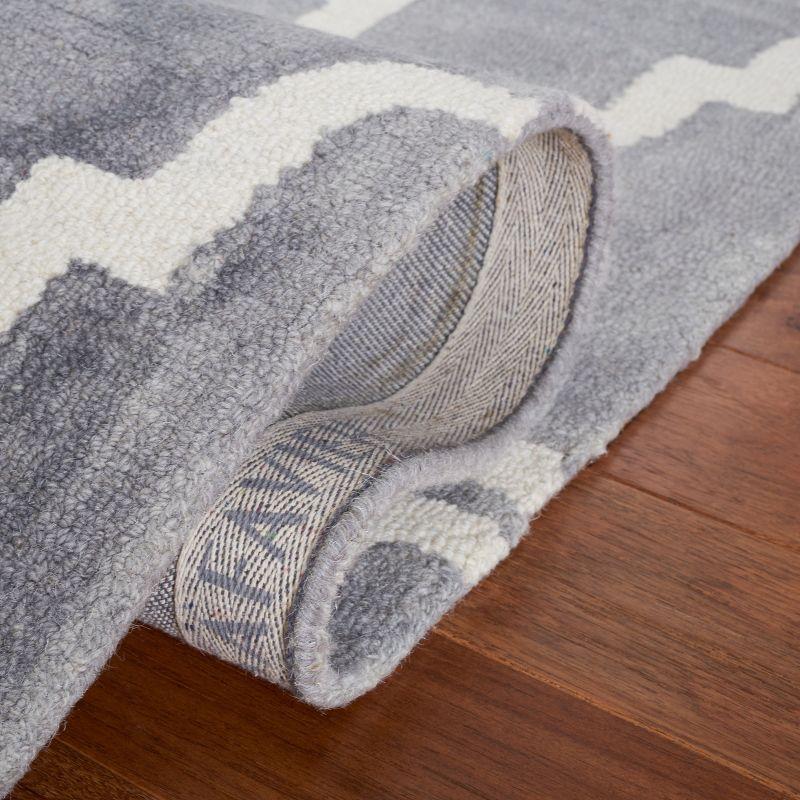 Dip Dye DDY536 Hand Tufted Indoor Accent Rug - Grey/Ivory - 2'x3' - Safavieh