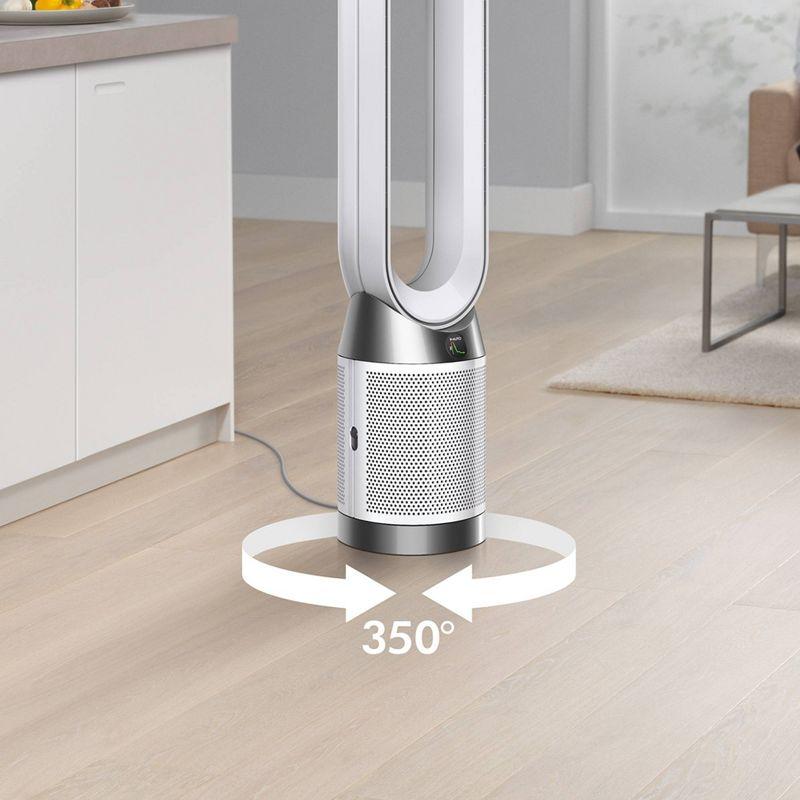 Dyson Purifier Cool Gen1 TP10: HEPA Air Purifier & Fan, 10 Settings, Captures Allergens, White/Nickel, Electric, 2-Year Warranty