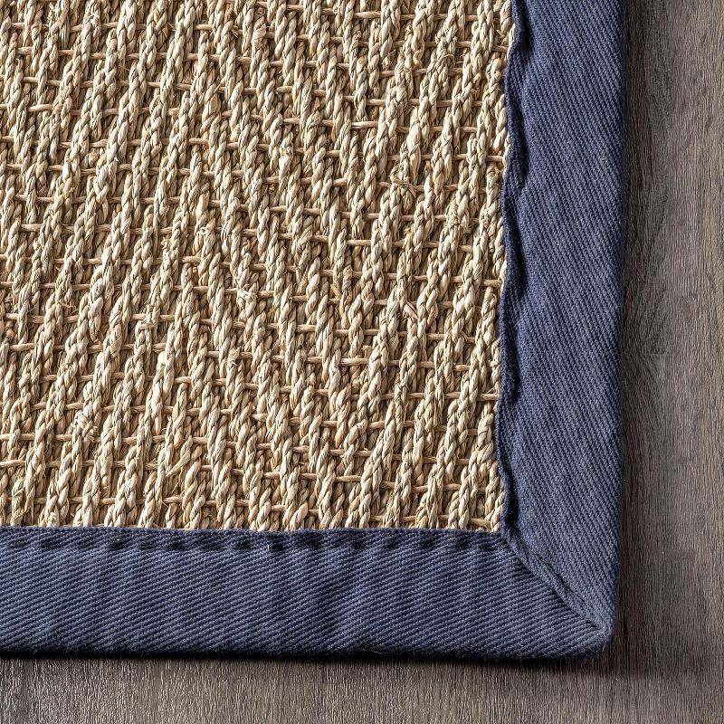 Nuloom Larnaca Seagrass Herringbone Indoor Area Rug, 6' x 9'