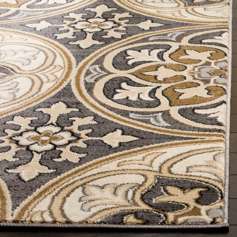 Lyndhurst LNH341 Power Loomed Area Rug - Light Grey/Beige - 8'x11' - Safavieh