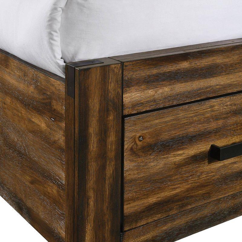 Wren Platform Storage Bed Chestnut - Picket House Furnishings