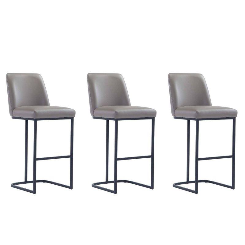 Manhattan Comfort Set of 3 Serena Barstools