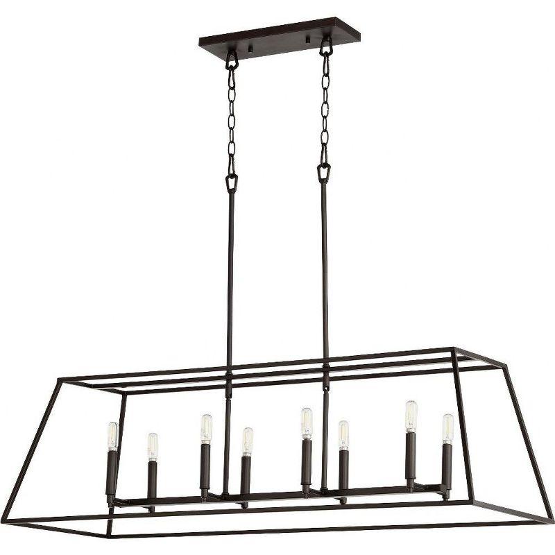 Quorum Lighting Gabriel 8-Light Bronze Linear Pendant