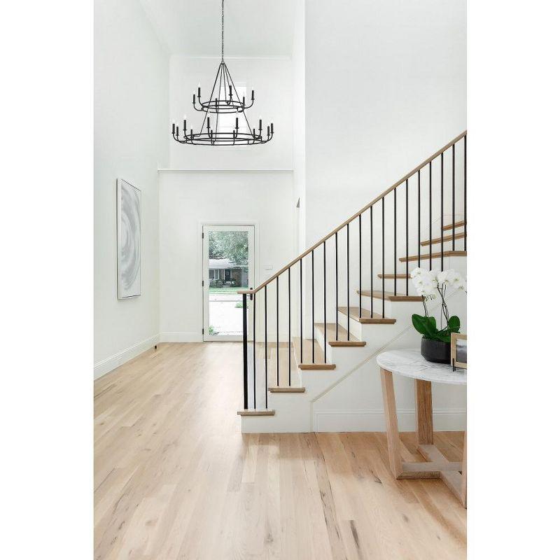 Crystorama Lighting Bailey 18 - Light Chandelier in  Matte Black