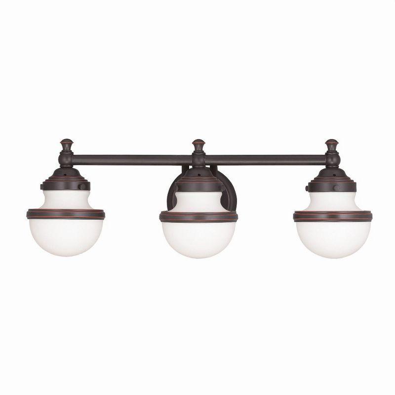 Livex Lighting Oldwick 3 - Light Vanity in  Olde Bronze