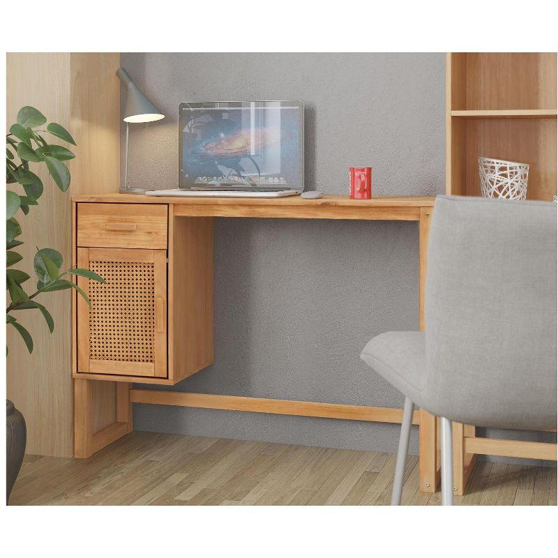 Ren Home Talo Desk with Closed Storage and Drawer