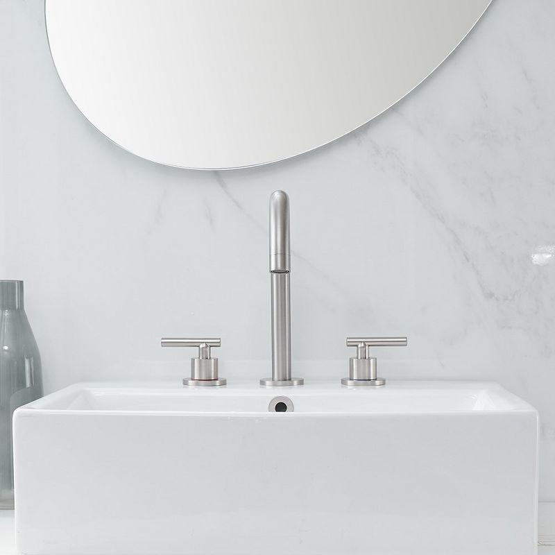 Widespread 2-handle Bathroom Faucet with Drain Assembly