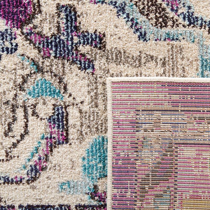 Monaco MNC243 Power Loomed Indoor Area Rug - Violet/Light Blue - 10'x14' - Safavieh.