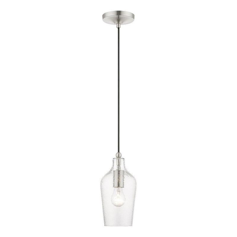 Livex Lighting Avery 1 - Light Pendant in  Brushed Nickel