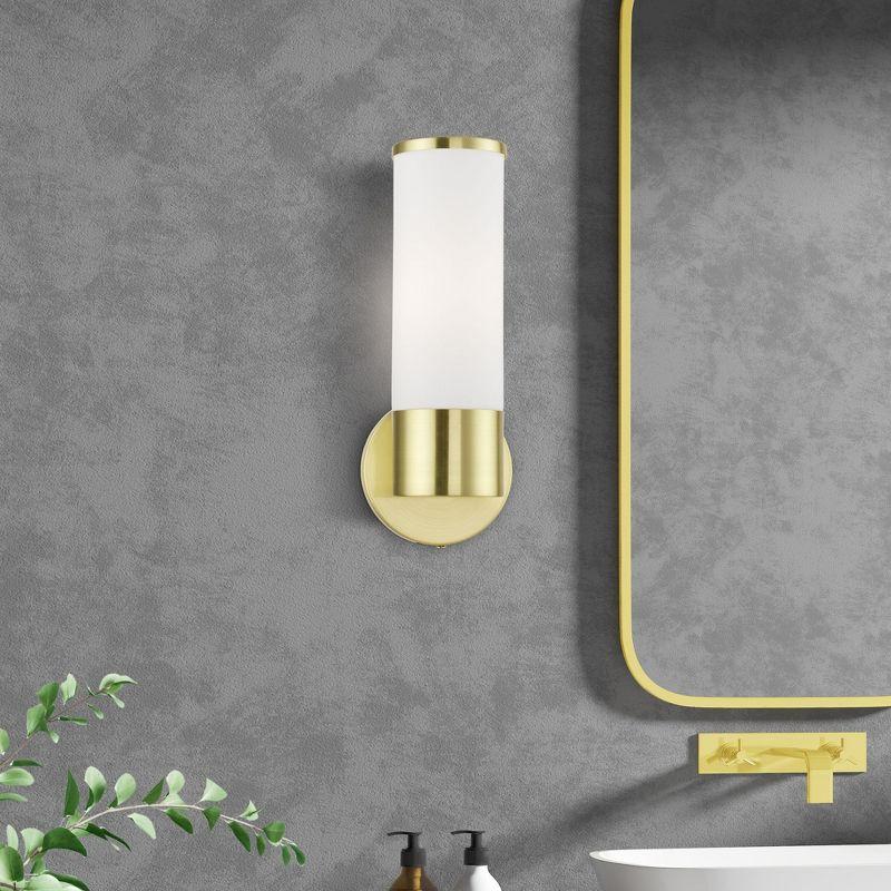 Livex Lighting Lindale 1 - Light Sconce in  Satin Brass