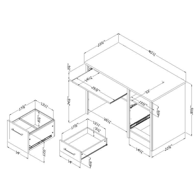 Gravity 45.88'' Desk