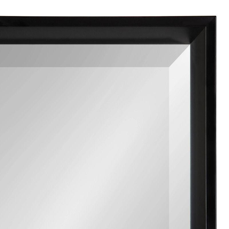 Calter Square Black Framed Full-Length Dresser Mirror, 29.5"