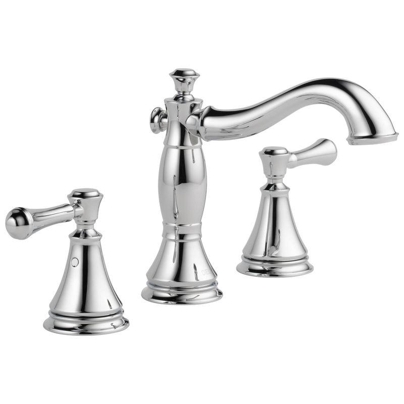 Cassidy Widespread Bathroom Faucet 3 Hole, 2-handle Bathroom Sink Faucet with Drain Assembly