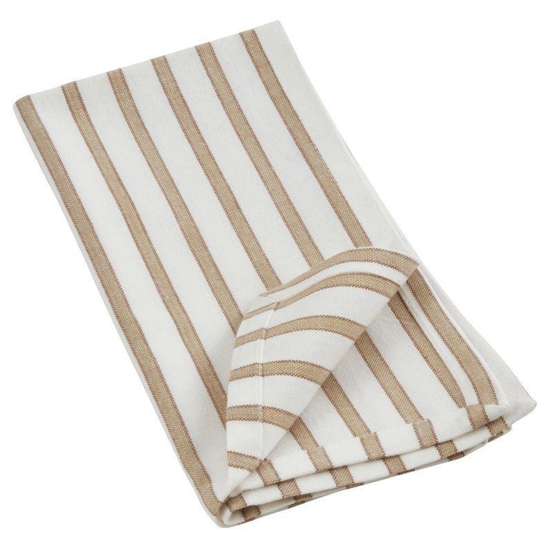 Saro Lifestyle Cotton Striped Napkins (Set of 4)